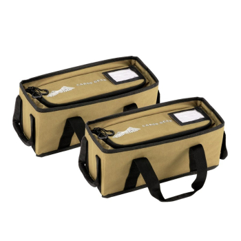 SAN HIMA 2x Tough Canvas Storage Bags 40cmx15cmx16cm