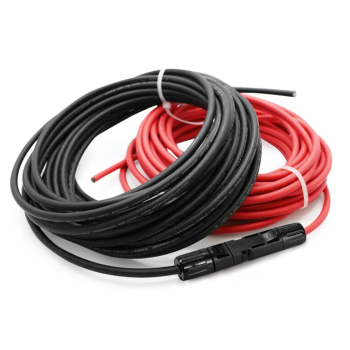 2x 10m Extension Cable Wire Connectors Solar Panel to regulator Cable 4mm²