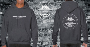 Aussie Outback Adventures Grey Hoodie