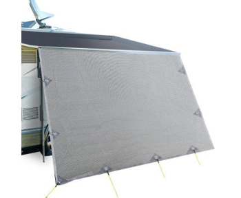 3.4M Caravan Privacy Screens 1.95m Roll Out Awning End Wall Side Sun Shade