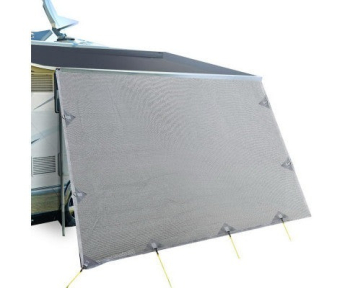 4.6M Caravan Privacy Screens 1.95m Roll Out Awning End Wall Side Sun Shade