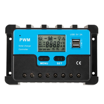 30A PWM Solar Charge Controller 30AMP 12/24V Lithium Compatible