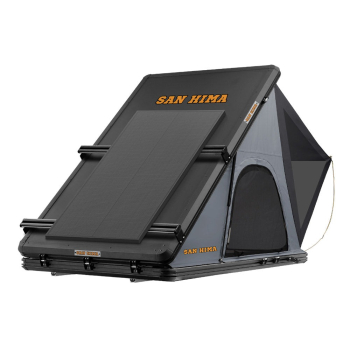 San Hima Kalbarri V2.0 Roof Top Tent Hardshell With Roof Rack + 120W Solar Panel