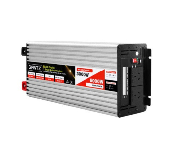 Giantz Power Inverter 3000W/6000W Pure Sine Wave 12V-240V