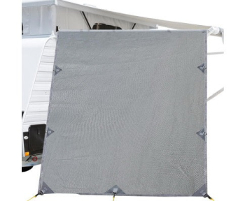 Pop Top Caravan Privacy Screen 2.1 x 1.8M Sun Shade End Wall Roll Out Awning