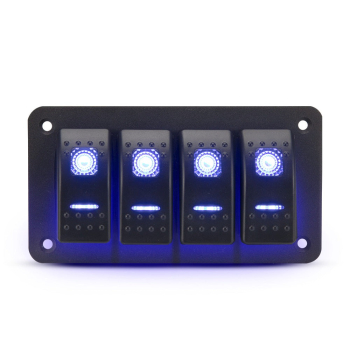 4 Gang Rocker Switch Panel