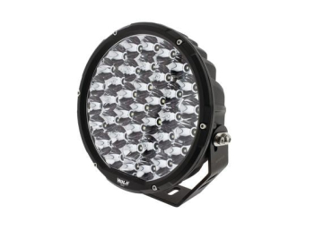 HULK 4X4 9 ROUND LED DRIVING LIGHT 9-36V 160W 37 LEDs (BLACK BEZEL)