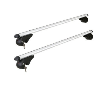 Universal Car Roof Racks Pod Cross Bars Aluminium Adjustable 123cm Sliver