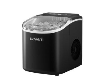 Devanti Portable Ice Maker Machine Black