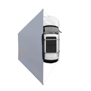 San Hima 180 Degree Free-Standing Awning 600D Double-Ripstop Oxford UPF50+